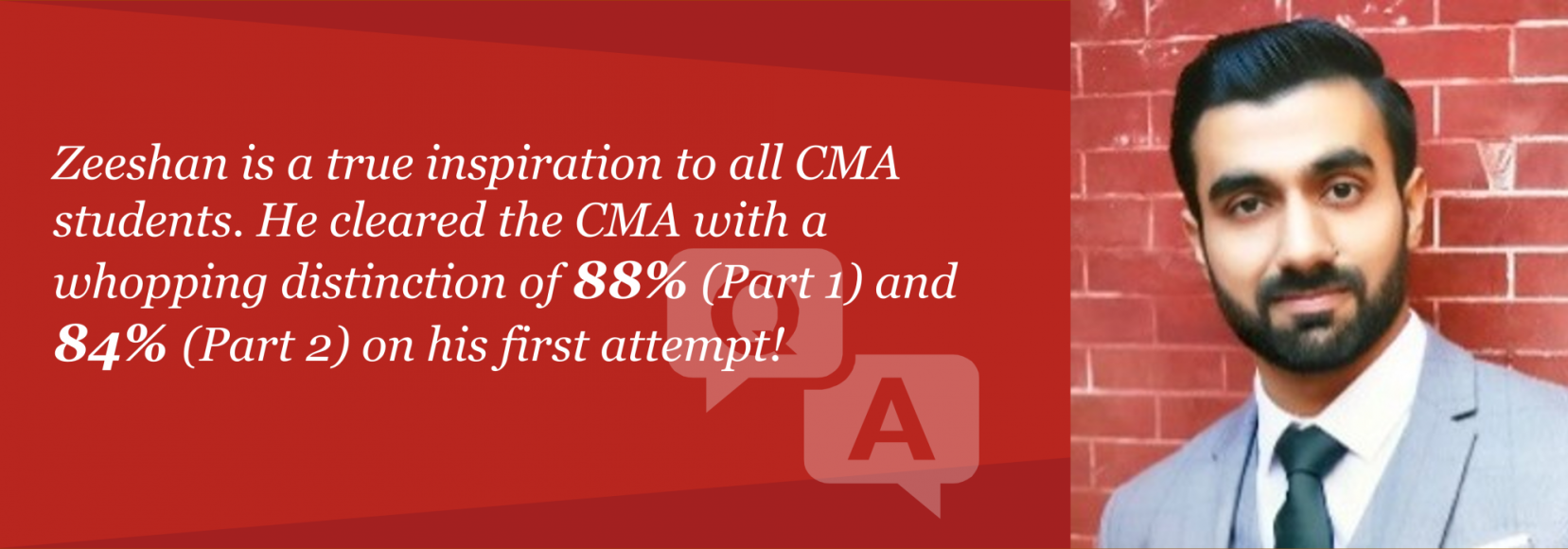 In conversation with Zeeshan Anwar Toor, An IMA member and CMA student with PwC’s Academy,